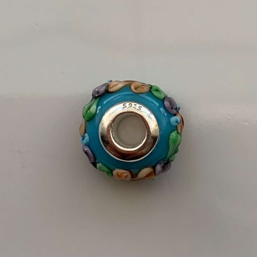NEW🌸#54-Murano Glass Bead, Paradise Flower, 3D - Picture 2 of 8